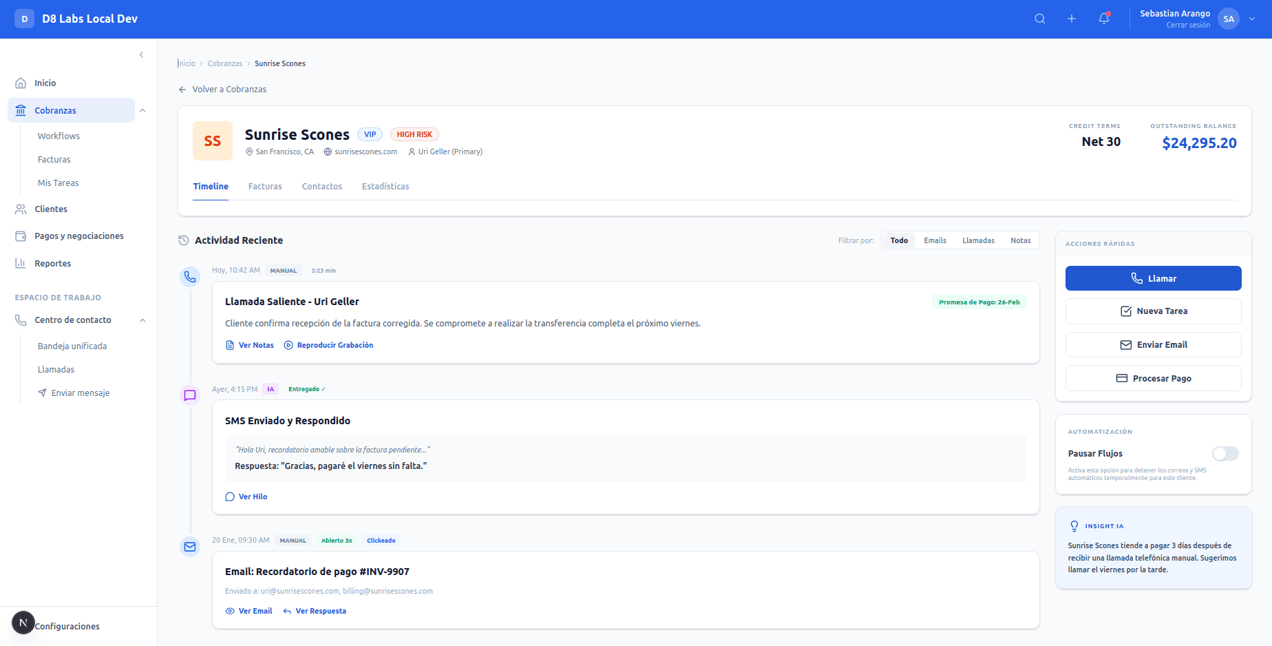 360 Customer Timeline